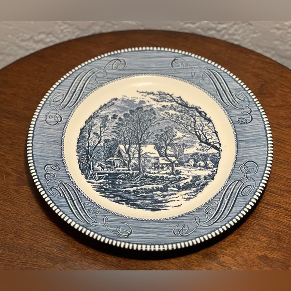 Currier & Ives | Accents | Vintage Currier And Ives The Old Grist Mill